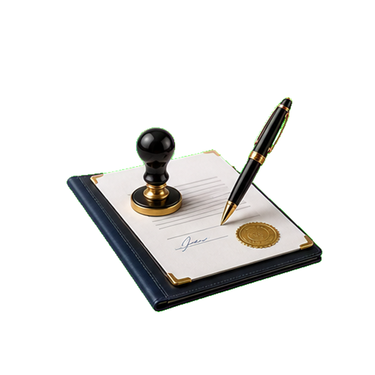Professional document signing for general notary services